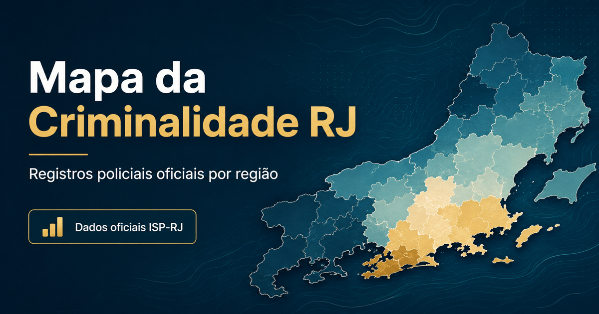 Prévia do Mapa da Criminalidade RJ. Abra a ferramenta para consultar os dados atuais.